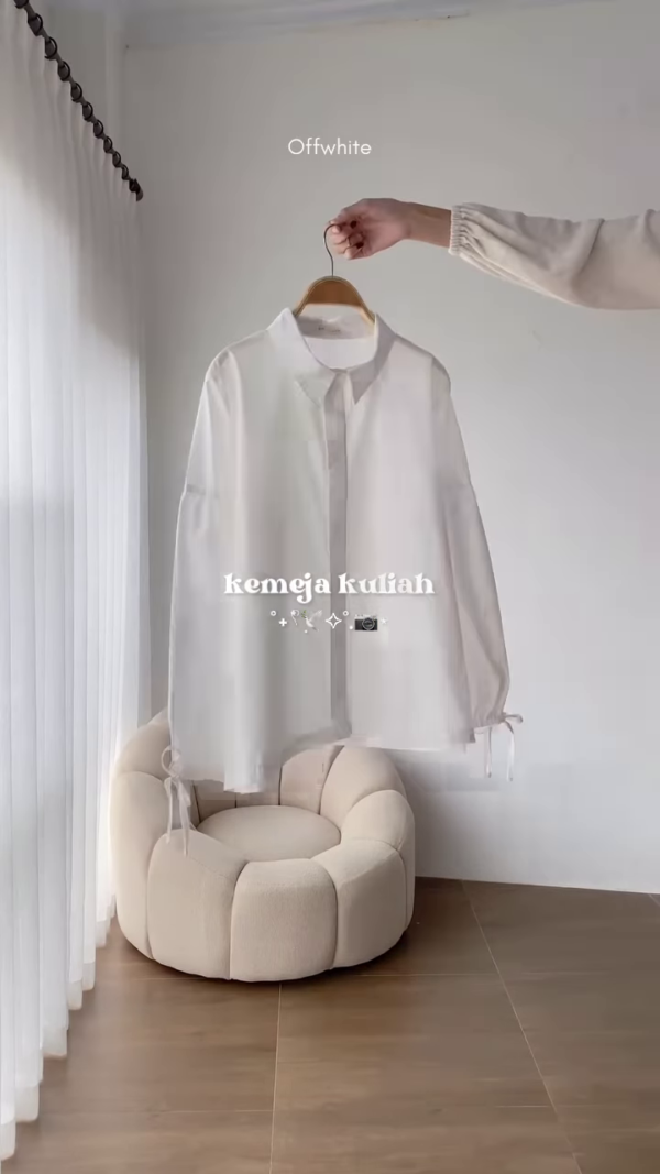 Latte Oversized Shirt – Elegant & Minimalist - Image 8