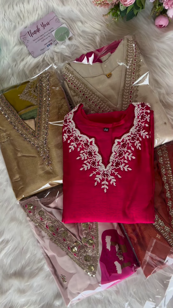 Elegant Embroidered Suit Collection – Timeless Ethnic Wear - Image 4