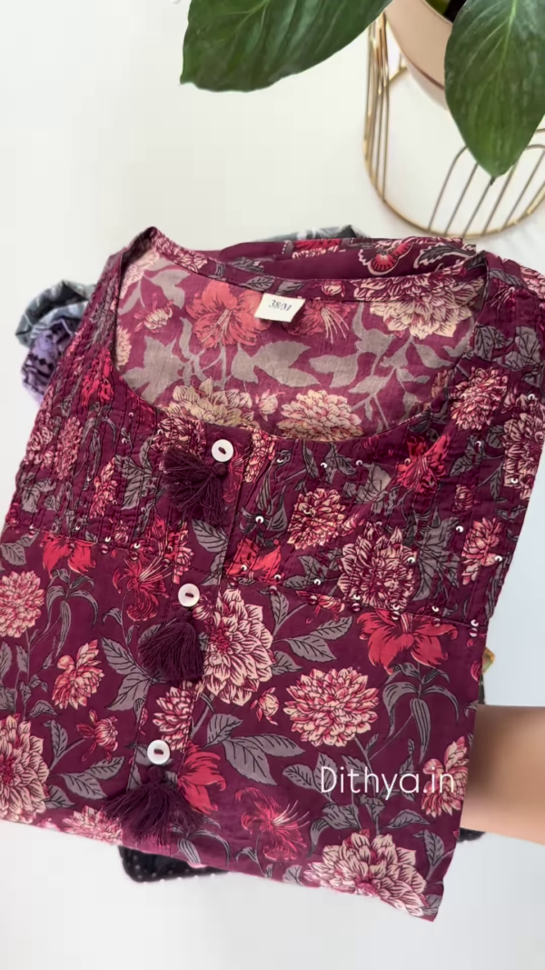 Multicolor Floral Elegance – Stylish & Comfortable Ethnic Wear - Image 2