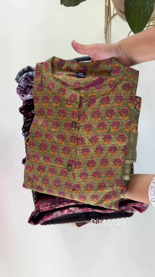 Multicolor Floral Elegance – Stylish & Comfortable Ethnic Wear - Image 3