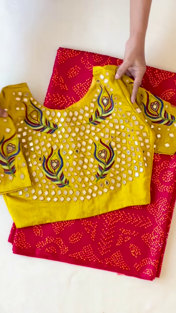 Ethnic Chic – Mirror Work & Shell Embellishments - Image 2