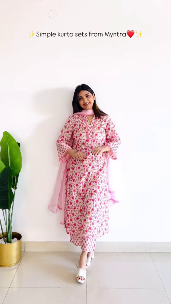 Elegant Brown Kurta Set for a Graceful Look - Image 3