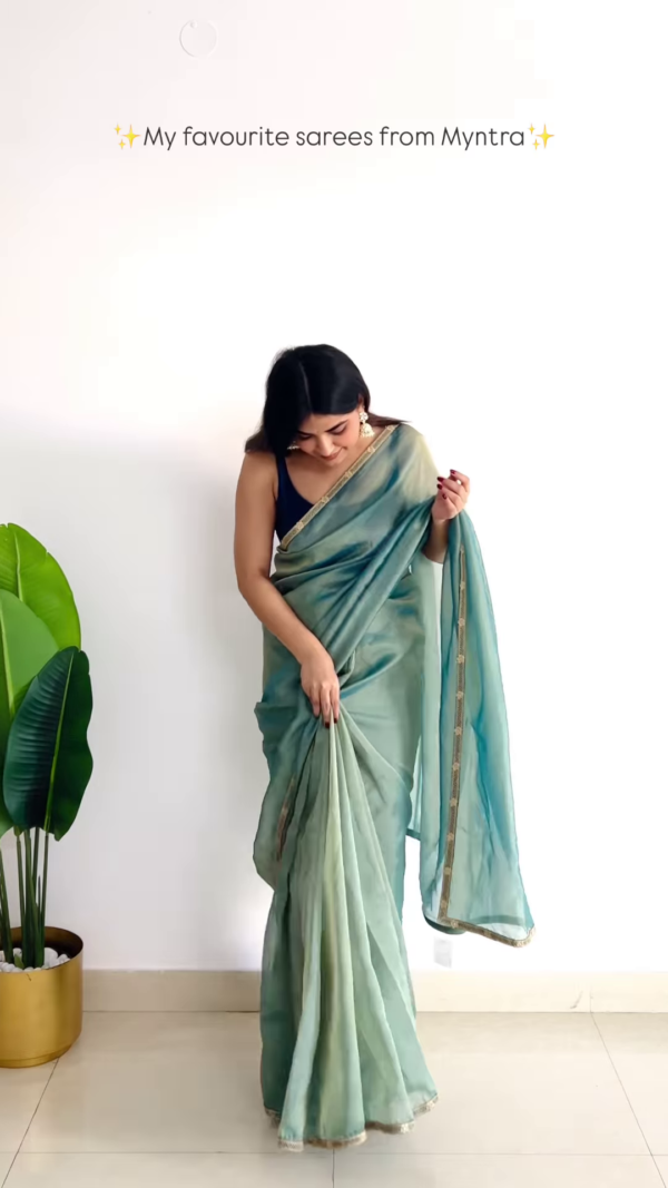 💙✨ Elegance in Every Drape – My Favorite Saree Picks ✨💙 - Image 3