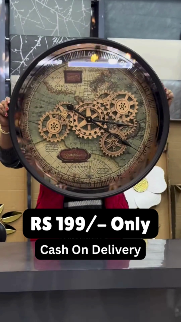 🕰️🌿 Artistic Metal Wall Clocks – Add Timeless Charm to Your Decor - Image 3