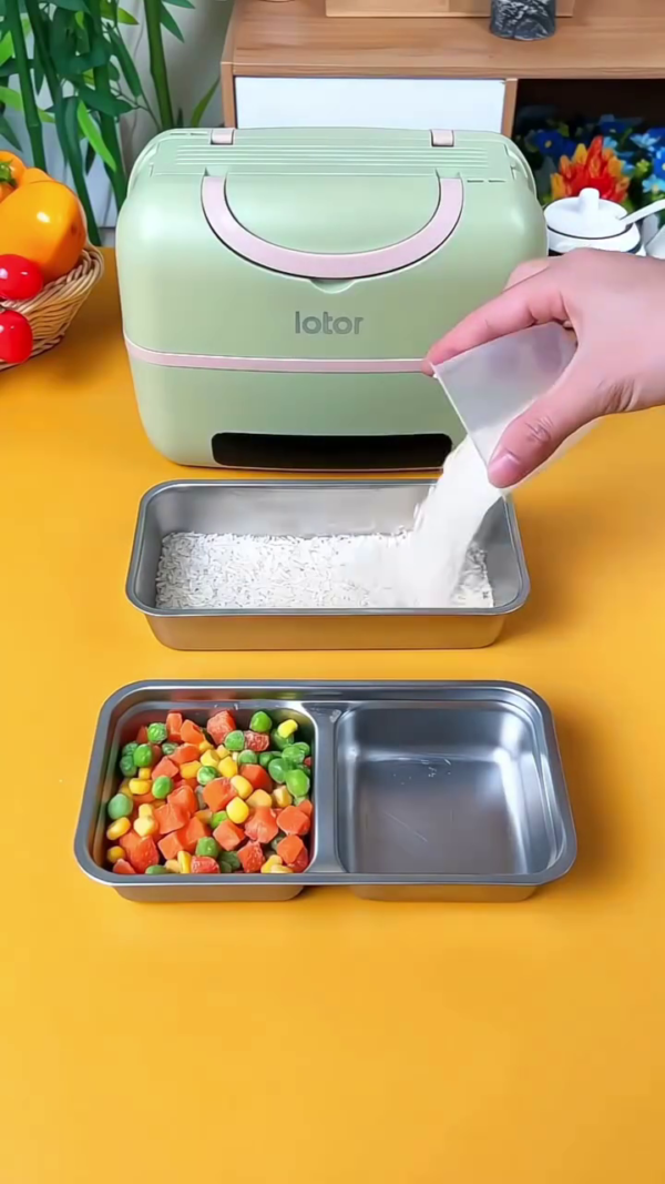 Portable Electric Heated Lunch Box – Compact Food Warmer for Home, Office & Travel - Image 4