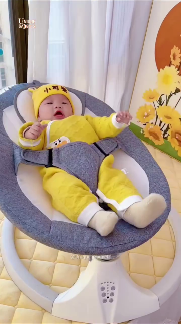 "Premium Automatic Baby Swing Bouncer with Motion Sensor - Ergonomic Infant Rocker for Ultimate Comfort" - Image 2