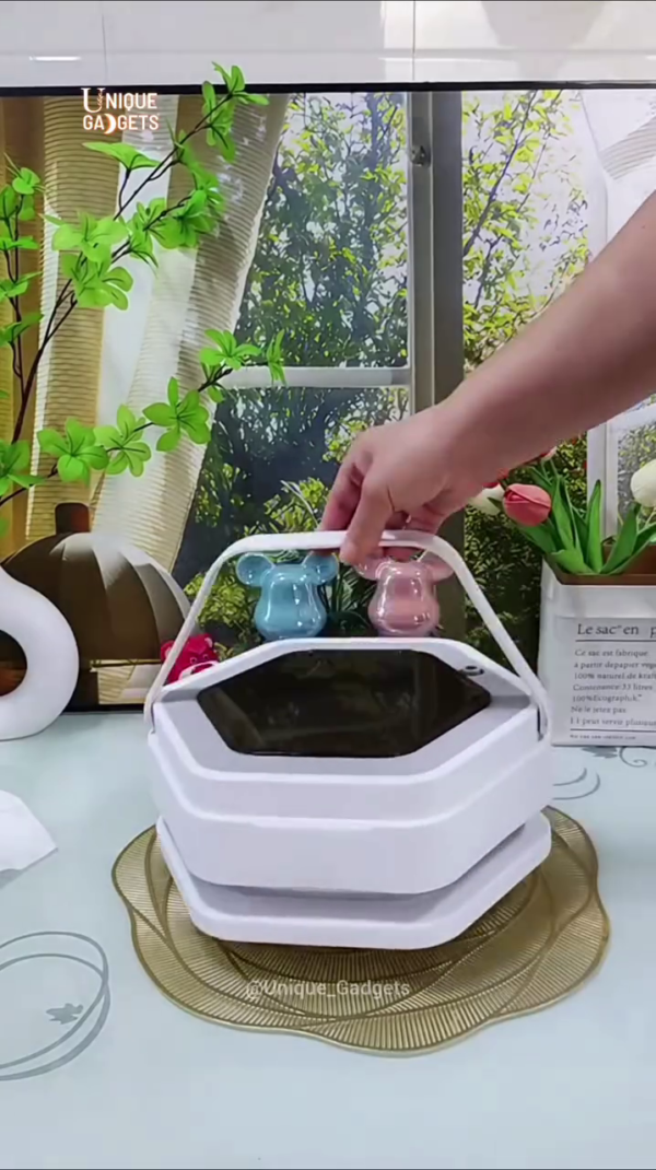 "Compact Portable Mini Washing Machine - Hexagonal Space-Saving Laundry Solution for Apartments, Dorms and RVs" - Image 2