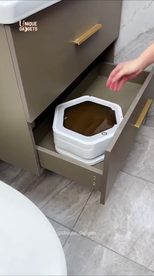 "Compact Portable Mini Washing Machine - Hexagonal Space-Saving Laundry Solution for Apartments, Dorms and RVs" - Image 3