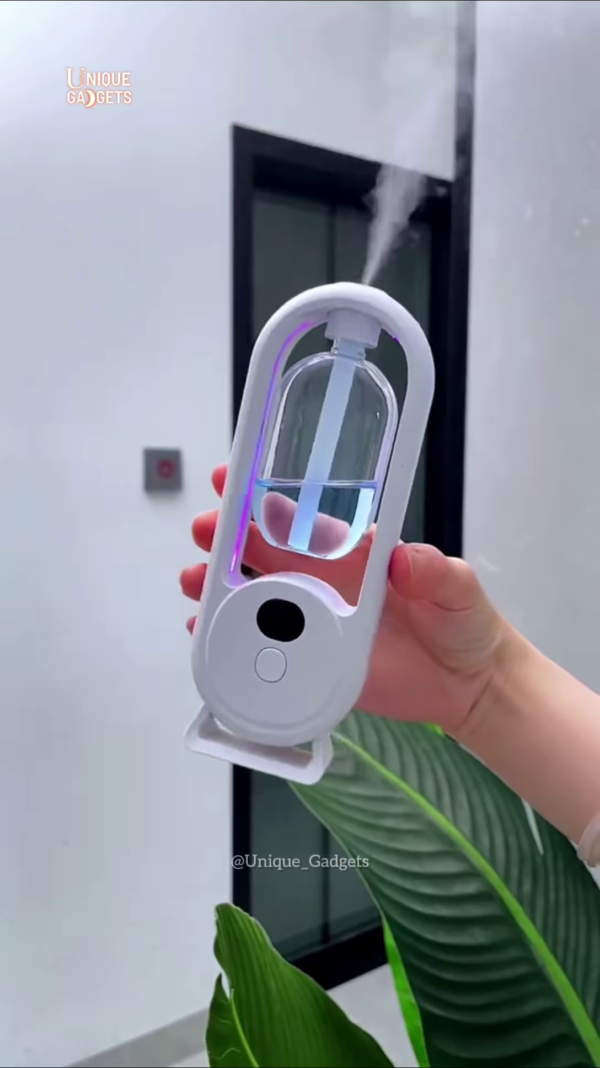 Modern Arch LED Humidifier: Compact Ultrasonic Cool Mist Diffuser for Home and Office - Image 5