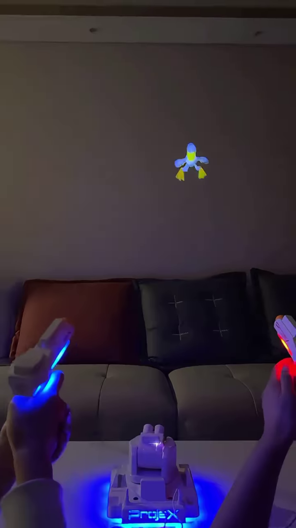 Interactive Home Projection Gaming System: Immersive Multiplayer Light Gun Console for Modern Entertainment - Image 3