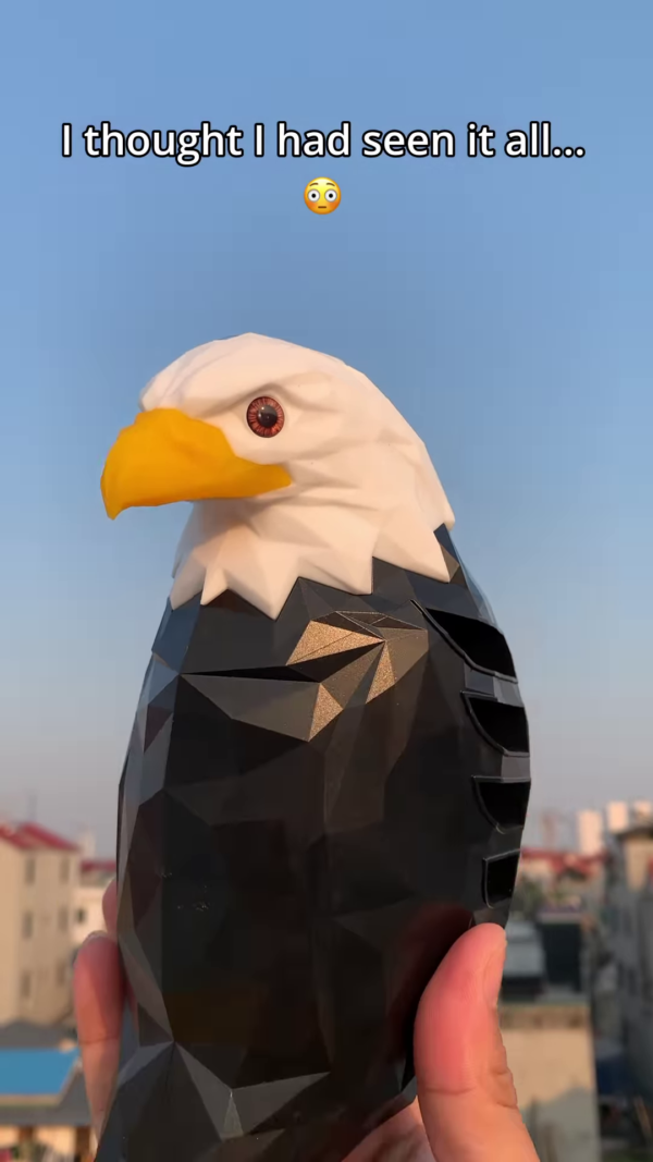 3D Eagle Wall Lamp – Majestic Shadow Light Fixture for Home Decor - Image 2