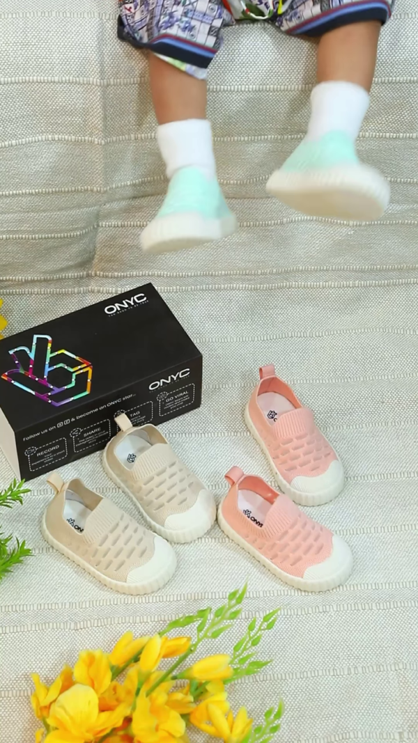👶💚 Easy-On Baby Knit Sneakers – Soft, Stretchy, and Oh-So-Comfy! - Image 2