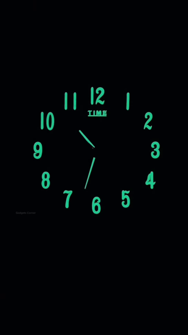 🌙 Glow-in-the-Dark Wall Clock – Time That Shines at Night! 💡🕰