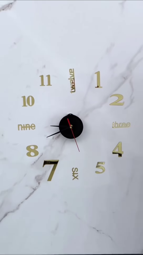🌙 Glow-in-the-Dark Wall Clock – Time That Shines at Night! 💡🕰 - Image 2