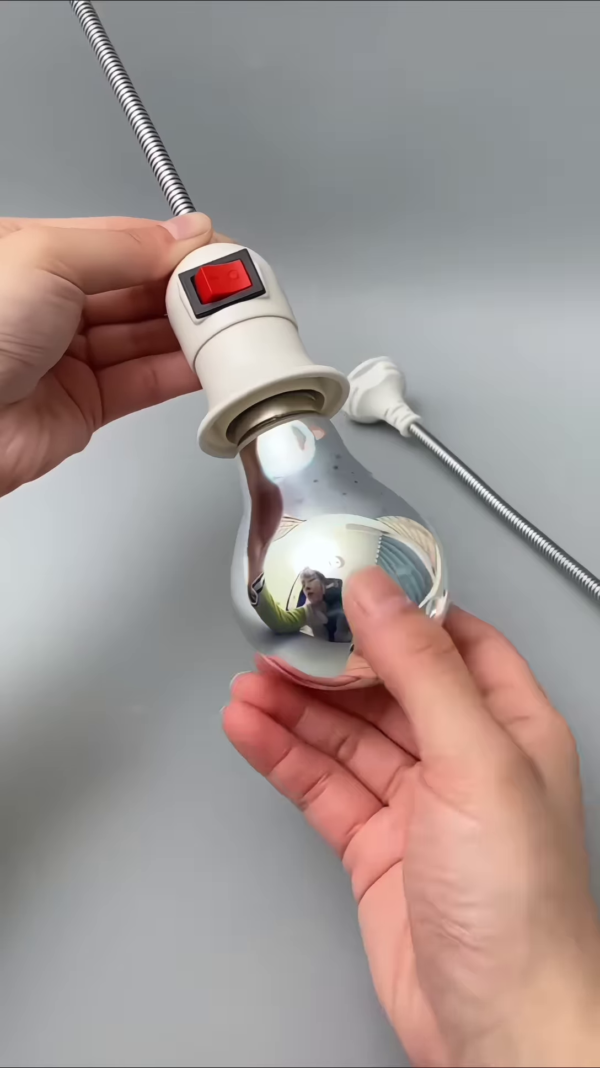 Decorative 3D Effect LED Light Bulbs - Unique Patterned Lighting for Ambient Decor - Image 2