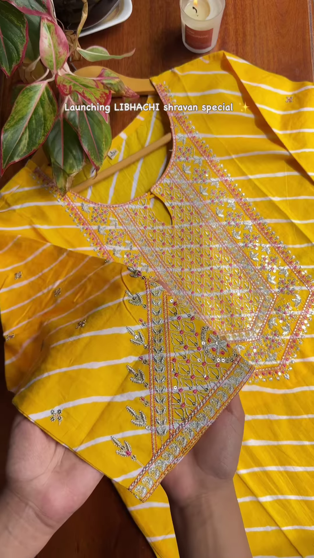 Turquoise Embroidered Kurta with Silver & Pink Detailing – Shravan Special Ethnicwear - Image 4