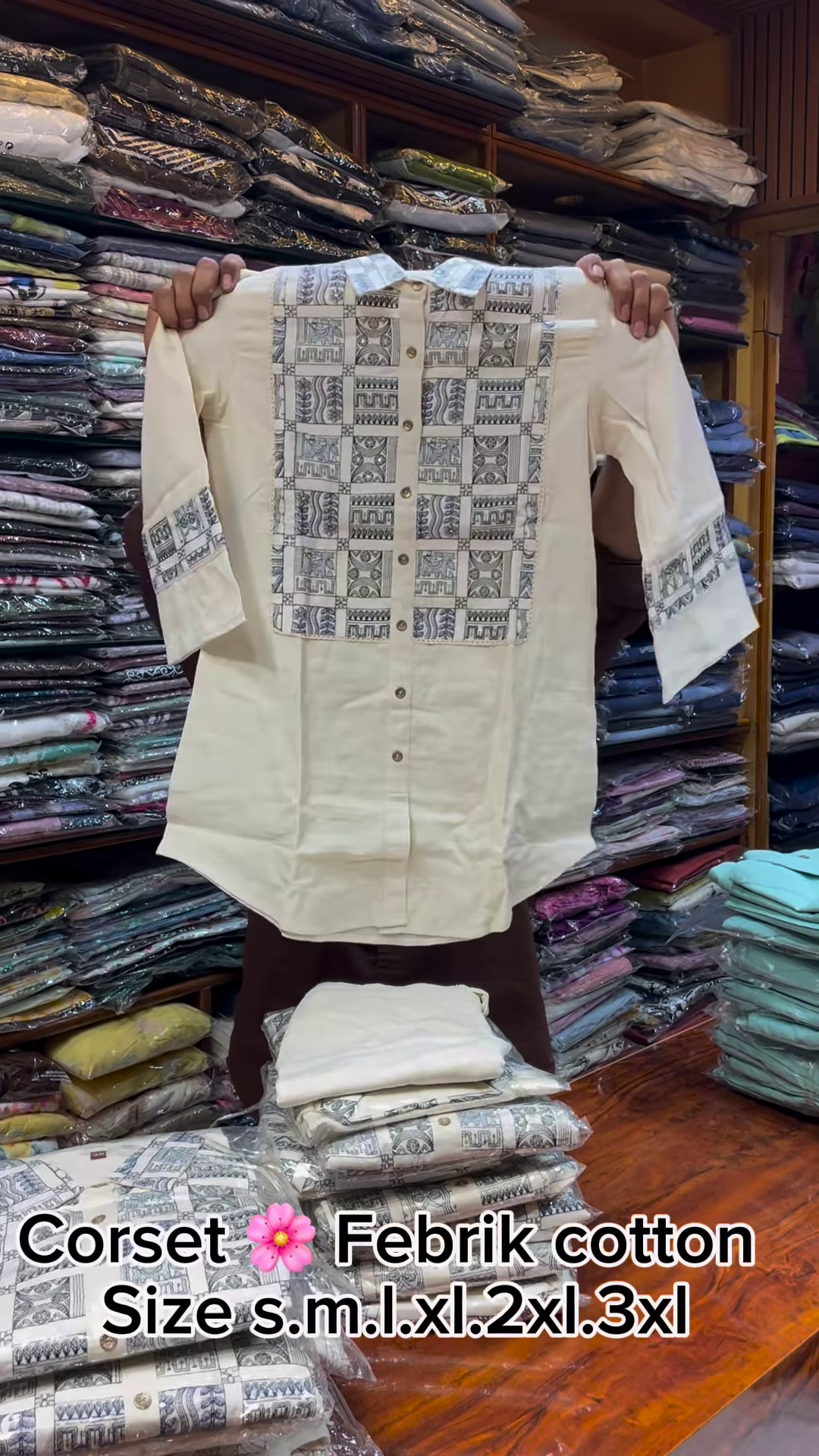 Floral Printed Cotton Corset Top for Women – Available in Multiple Sizes - Image 3