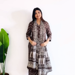 Contemporary Bandhani Suit.