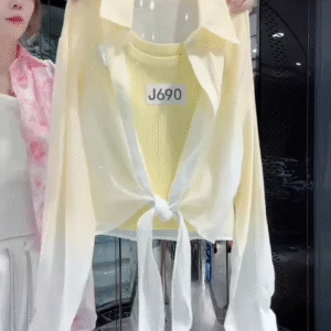 Popular Summer Thin Ice Silk Chiffon Sun Protection Clothing Shirt Korean Style Loose Sun-Proof Clothes