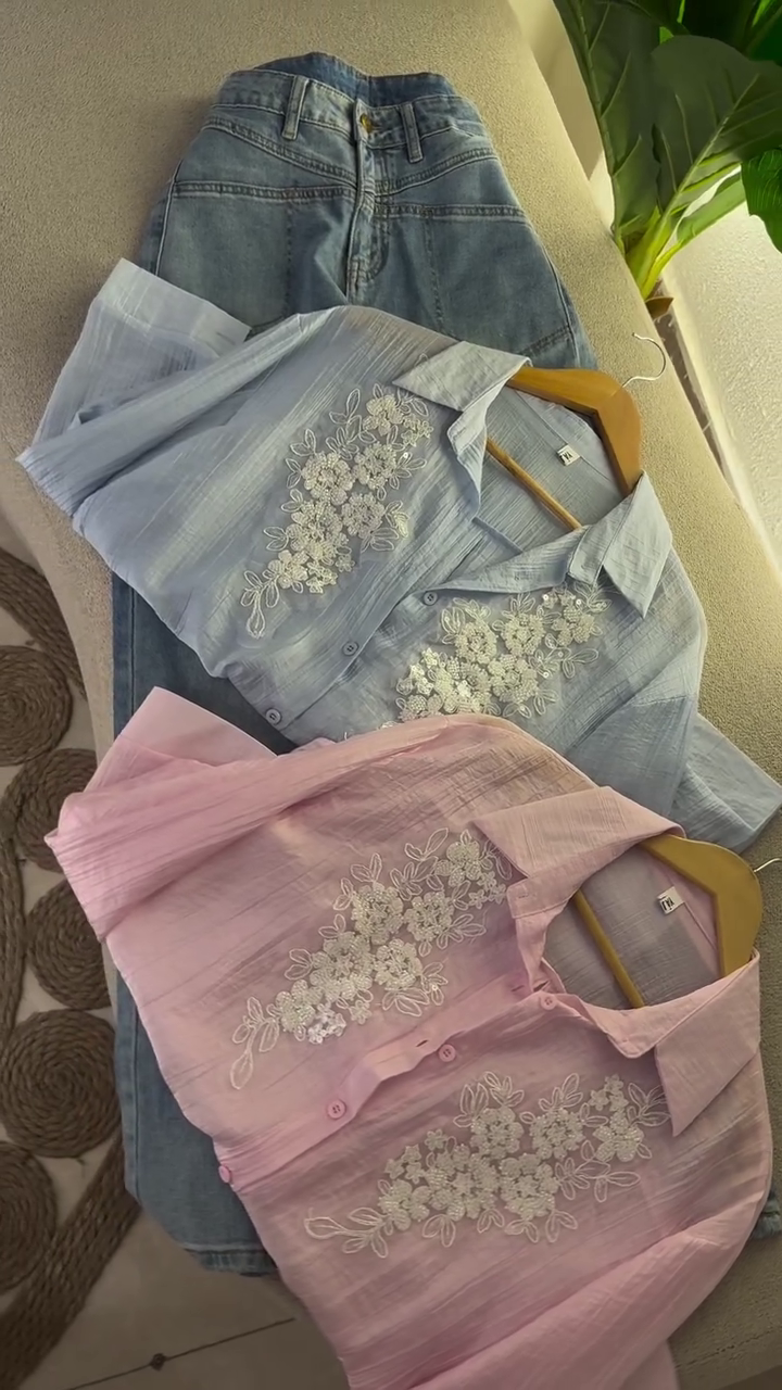 Women Floral Printed Shirt Collar - Image 2