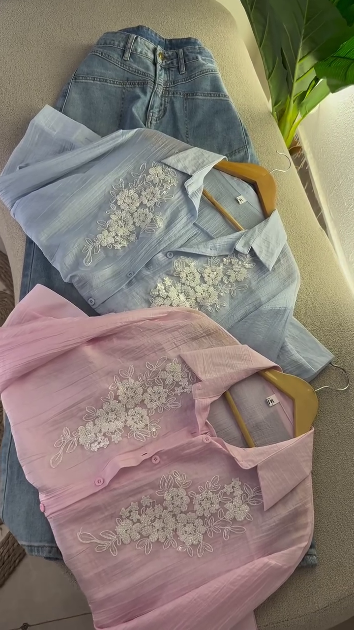 Women Floral Printed Shirt Collar