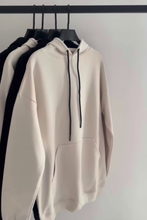 🖤🤍 Classic Minimalist Hoodie Collection – Timeless Comfort in Black & White 🎯✨