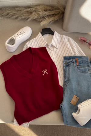 ❤️ Paris Prep Chic 3-Piece Casual Co-Ord Set 🤍👖